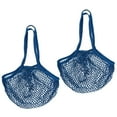 thumbnail image 1 of Bolsa de Malla de Algodón Unique Bargains Cielo Azul 14.96x12.2 Larga Asa Reutilizable 2uds, 1 of 7