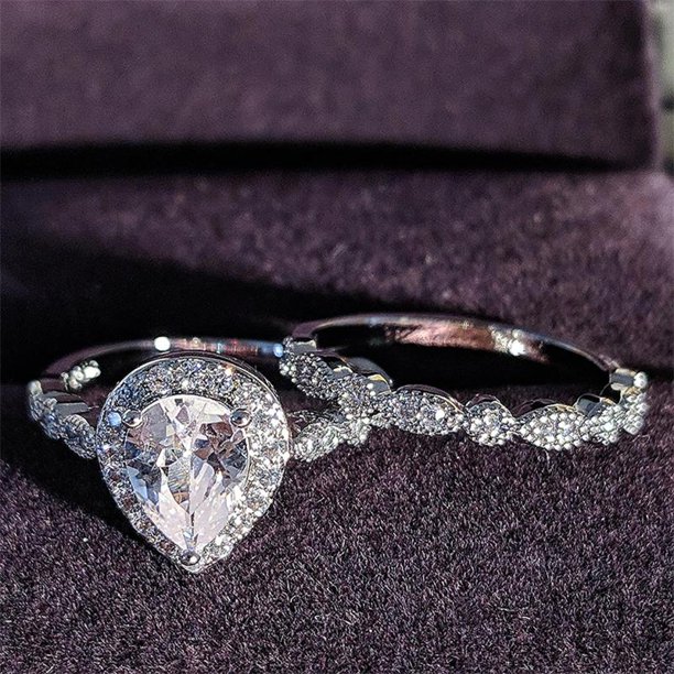 2023 nuevos anillos de boda grandes de lujo de Color plateado para mujeres nupciales compromiso dedo fiesta regalo diseñador joyería R4428 Tan Jianjun unisex