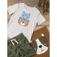 thumbnail image 3 of Cute Cat And Tiger Stack T-Shirt Toddler -Image by Shutterstock,  3 Toddler, 3 of 4