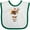 White and Green, variant on Inktastic Ice Cream Sundae Boys or Girls Baby Bib