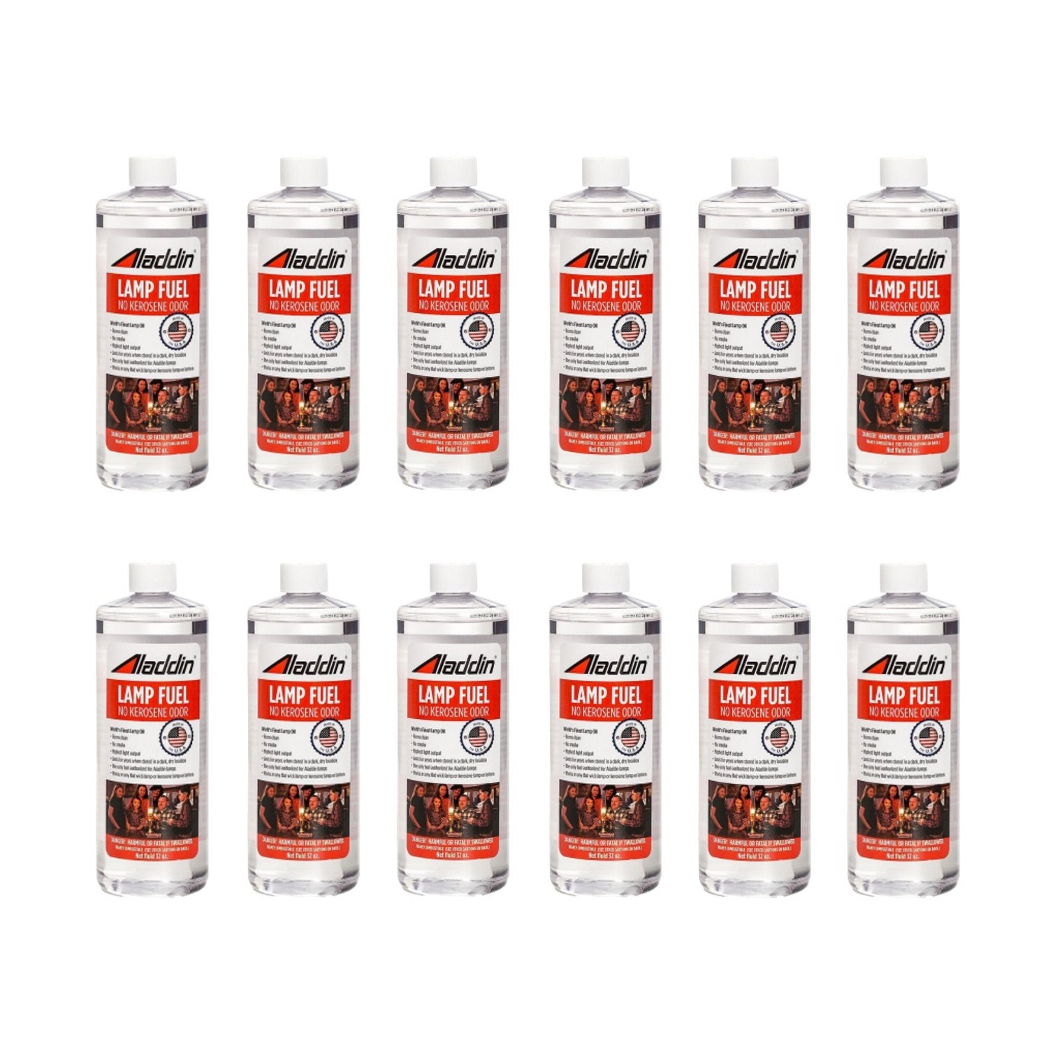 Aladdin Clear Lamp Oil Fuel Kerosene Alternative Clean Burning Odor