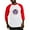 Red/White, variant on CafePress - Pi Sigma Epsilon National Alumni Association Baseball Jersey - Cotton Baseball Jersey, 3/4 Raglan Sleeve Shirt