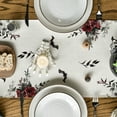thumbnail image 2 of Sm:)e Bat Cross Pumpkin Ghost Halloween Table Runner 13 x 60 Inch, Sensonal Kitchen Dining Table Decor for Home Party, 2 of 7