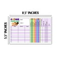 thumbnail image 4 of Scout Cookies Order Form Grid with Cookies  30 pk 8.5x5.5 Card Hand Out Neighbors Sales Tracker Booth Sold Here Door Hanger Thank you Stickers Purple Little Brownie Pink, white, 4 of 4