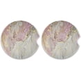 thumbnail image 2 of FREEAMG Marble Car Coaster for Cup Holders,2 PCS Absorbent Ceramic Car Cup Coasters Universal Vehicle Non-Slip Car Cup Holder Coaster, 2 of 6