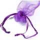 thumbnail image 4 of 10 bolsas de organza transparentes con cordón para regalo, para joyería, fiestas, bodas, dulces, minibotellas, muestras (azul violeta), 4 of 4