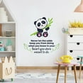 thumbnail image 2 of Your Heart Panda Animal Life Quote Cartoon Quotes Decors Wall Sticker Art Design Decal for Girls Boys Kids Room Bedroom Nursery Kindergarten Home Decor Stickers Wall Art Vinyl Decoration (20x18 inch), 2 of 2
