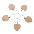 thumbnail image 3 of 10 Dijes De Madera En Blanco Para Llavero Personal DIY Corazón, 3 of 9