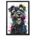 thumbnail image 2 of Glenofimaal Terrier Canvas Wall Art, Modern Cute Colorful Glenofimaal Terrier Canvas Dog Art Pictures Wall Decor for Kids Bedroom Decoration Unframed 8x12 inches, 2 of 5