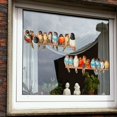 thumbnail image 2 of Hand drawn flower bird decorative window stickers, electrostatic stickers, 2 of 9