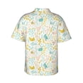 thumbnail image 3 of Fotbe Funny Chicken Hawaiian Shirt for Men Unisex Summer Beach Casual Short Sleeve Cotton Linen Button Down Shirts-X-Large, 3 of 9