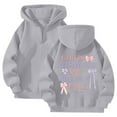 thumbnail image 2 of YUEHUA Cute Girls Bow Graphic Sweatshirt Christian Hoodies For Kids God Kawaii Hoodie Letter Pullover Long Sleeve Shirts Top, 2 of 5
