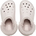 thumbnail image 3 of Crocs Adult Baya Lined Fuzz Strap Clog Slippers, 3 of 6