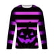 thumbnail image 3 of Blusas y camisas de manga larga y cuello redondo para hombre, estilo casual, con estampado de Halloween, de poliéster., 3 of 3