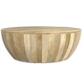 thumbnail image 4 of Simpli Home Elmbrook 34 inch Wide Solid Mango Modern Industrial Drum Coffee Table in Natural, Assembled, 4 of 8