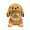 Brown-9.1in, variant on Kawaii Rabbit Stuffed Animal Doll - 9.1'' Soft Bunny Plush ToyCartoon Lop Eared Bunny Plushie Pillow
