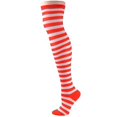 thumbnail image 5 of Calcetines hasta la rodilla de tubo largo estilo japonés para mujer, medias hasta el muslo a rayas para estudiante y chica, 5 of 5