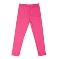 thumbnail image 2 of Aosijia Girls Leggings Solid Color Children Sports Trousers Toddlers Kids Casual Pants Tights Size 130, 2 of 9