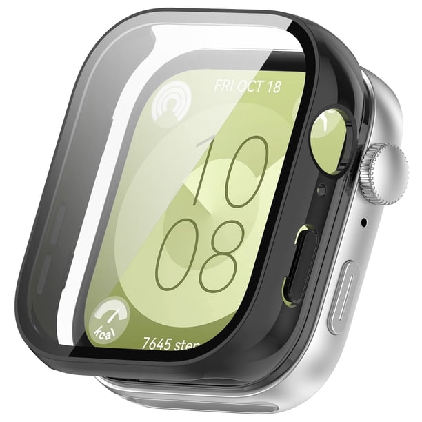 Funda integrada para PC Smartwatch - con cristal templado, para pulseras Smartwatch