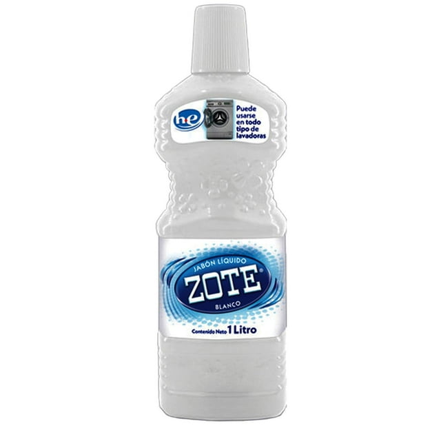 Detergente para ropa ZOTE Zote White Liquid 1 L (paquete de 1)