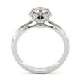 thumbnail image 2 of Moissanite 14K White Gold Classic Engagement Ring, 2 of 4
