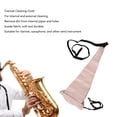 thumbnail image 3 of Paño de Hisopo para Clarinete Tubo Interior de Saxofón Tira de Limpieza de Gamuza Hisopo para Tirar Paño Limpiador de Instrumentos para Cuidado de Mantenimiento ANGGREK Otros, 3 of 8