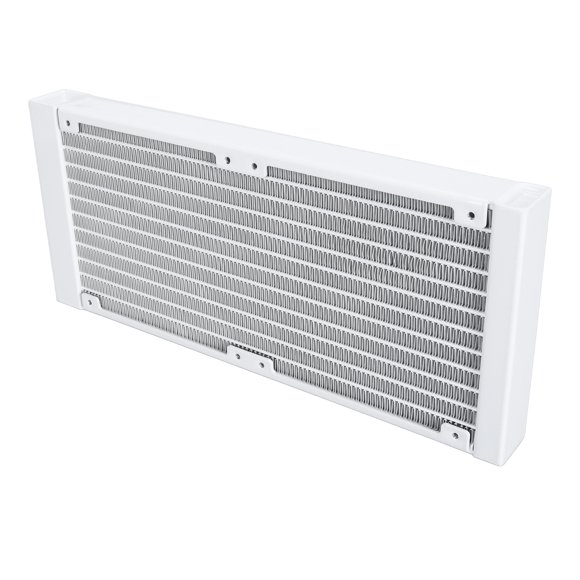 Water Cooling Radiator, 12 Pipe Liquid Heat Exchanger with 2pcs 12x12x2.5cm Fans DIY Computer Heat Exchanger Radiator for 6 to 7mm Soft Hose