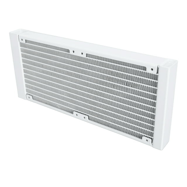 Water Cooling Radiator, 12 Pipe Liquid Heat Exchanger with 2pcs 12x12x2.5cm Fans DIY Computer Heat Exchanger Radiator for 6 to 7mm Soft Hose