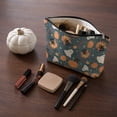 thumbnail image 7 of Halloween Zipper Cosmetic Bag, Multi Patterns Spooky Makeup Pouch, Reusable Canvas Travel Storage Bag for Toiletries, Accessories, Vanity Organizer, 7 of 7