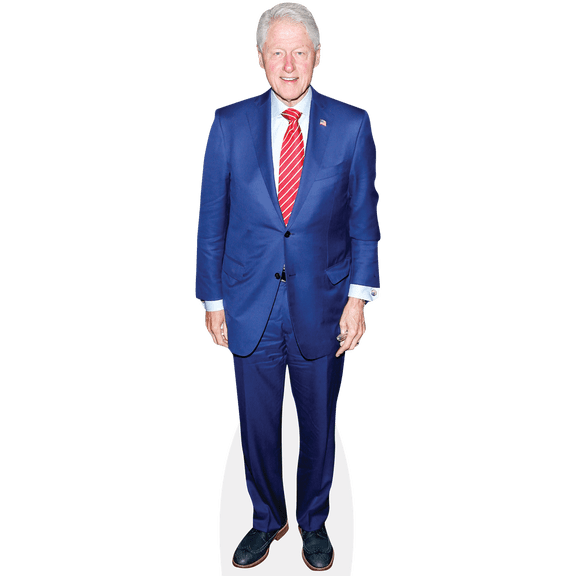 Bill Clinton (Blue Suit) Lifesize Cardboard Cutout Standee