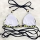 thumbnail image 5 of El bikini de las correas del traje de baño del lado del lazo de la impresión floral de las mujeres fija el bikini atractivo del ganchillo del bikini de los trajes de baño, 5 of 5