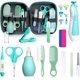thumbnail image 1 of Kit de aseo de bebé para niños y niñas, de seguridad para recién nacidos, juego de aseo cial para niños y niñas, para padres primerizados, verde 25 en 1, 1 of 5