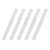 10.2cm Long Silver Tone Motorcycle Motorbike Return Spring for CG125 5pcs