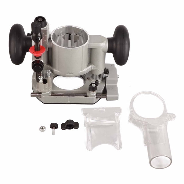 Base De Enrutador De Madera, Kit De Base De Inmersión De Enrutador Compacto Cubierta De Máquina De Corte De Doble Mango Cubierta Protectora Transparente Para Carpintería