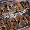 thumbnail image 4 of NIBOLOG Letter Distress Spelling Toy Wooden Alphabet Plaques Door Hanging Supply, 4 of 8
