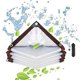 thumbnail image 1 of Clear Waterproof Tarpaulin with Eyelets 4x6ft with 1 Roll Ropes Plant Cover Poly Tarpaulin for Garden Rainproof Cover Garden Plants Outdoor, 1 of 5