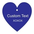 thumbnail image 1 of 100 PCS Custom Made Any Text Hang Tags Heart Shape Personalized Wedding Favor Gift Tags, 1 of 1