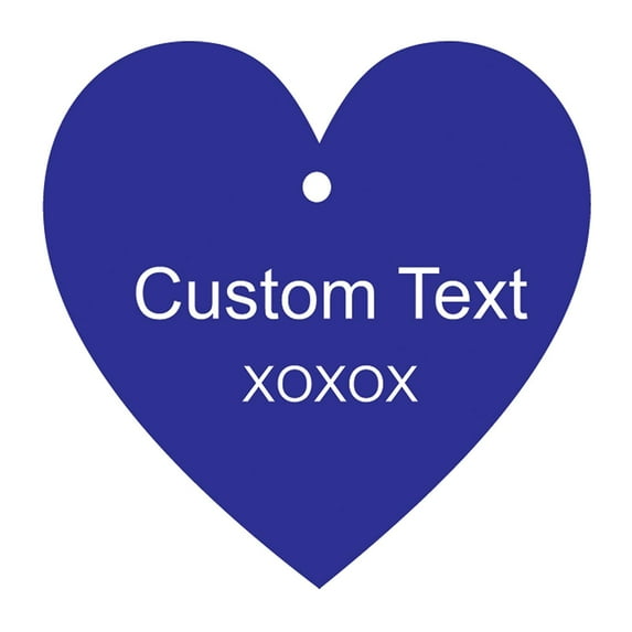 100 PCS Custom Made Any Text Hang Tags Heart Shape Personalized Wedding Favor Gift Tags