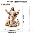 thumbnail image 3 of HUASHENG Stereoscopic Easter Bunny Acrylic Desktop Tabletop Decorative Holiday Ornament, 3 of 5