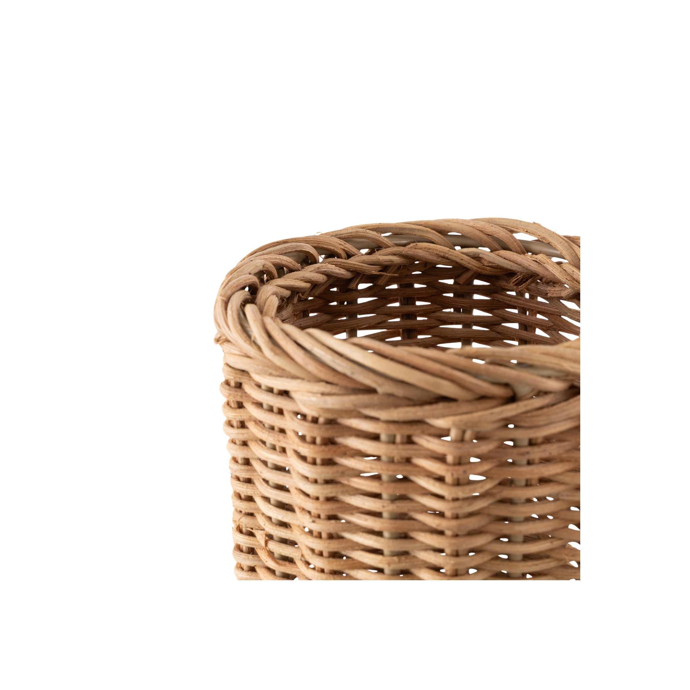 DecMode 24" Handmade Wrapped Brown Seagrass Vase