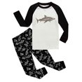 thumbnail image 2 of Shark Pyjamas à Manches Longues pour Grands Garçons 100 % Coton Taille 8, 2 of 2