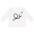 thumbnail image 3 of Inktastic Doctor Stethoscope Boys or Girls Long Sleeve Toddler T-Shirt, 3 of 5