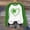 A01, variant on Plus Size Women's St. Patrick's Day Printed Casual Long Sleeve Round Neck Sweatshirt