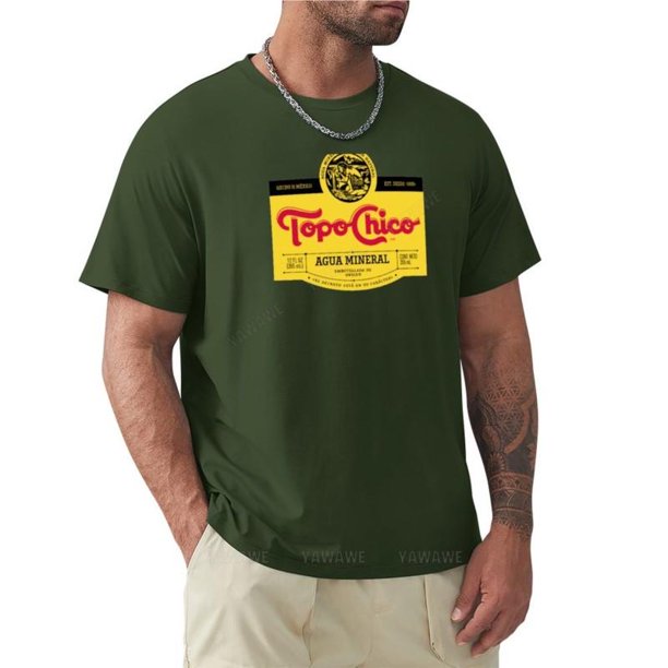 Camiseta con cuello redondo para hombre camisa de manga corta tops de algodón color negro