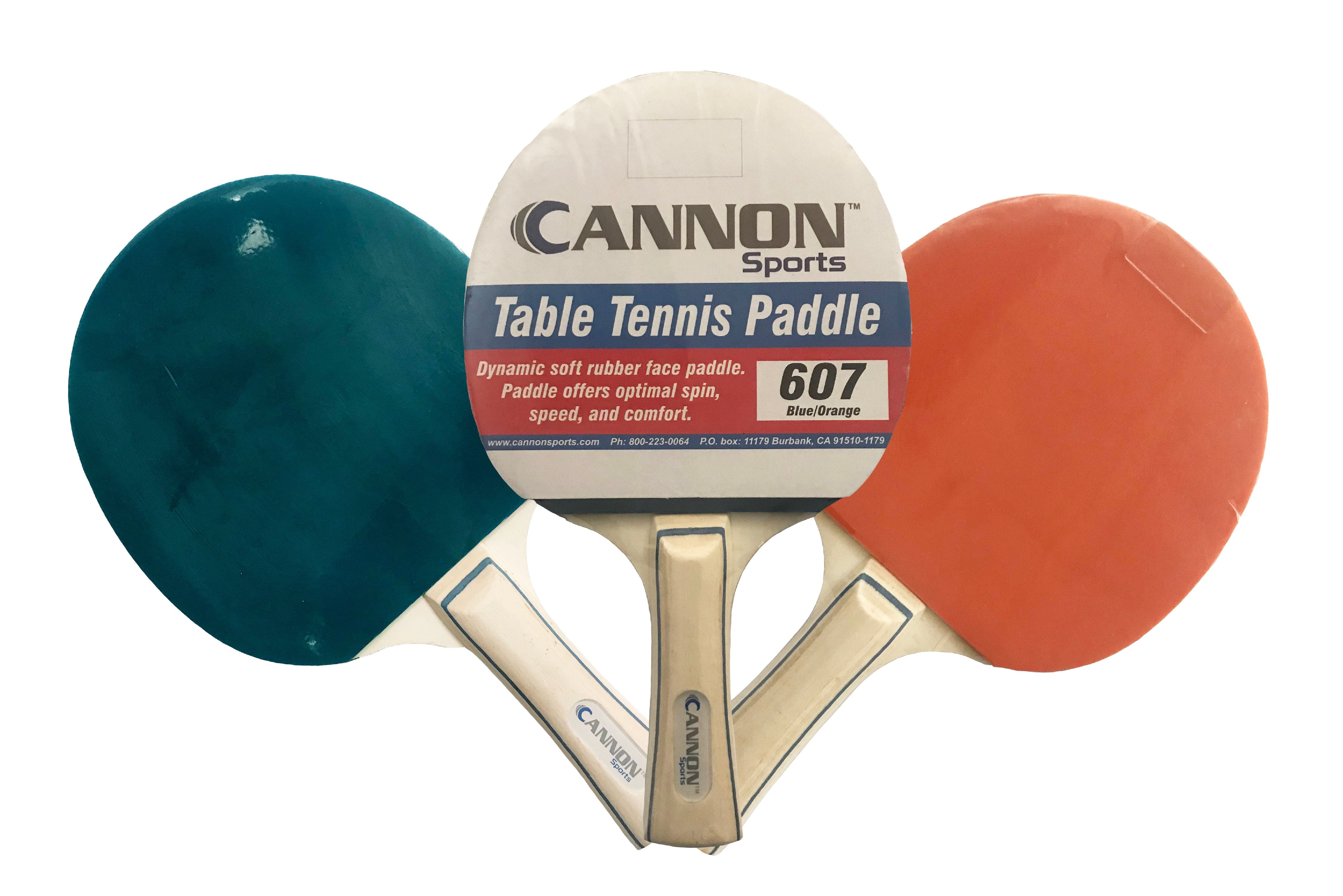Cannon Sports Table Tennis Paddle Soft Rubber Face Red/Black 