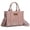 Deer-Pink, variant on Wrangler Medium Tote Bag for Women Designer Satchel Handbags Top-handle Purses with Strap, Bottom Cow-Brown