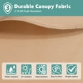 thumbnail image 6 of MOALCOFER 9ft Offset Hanging Umbrella with Easy Tilt Adjustment,Cantilever Umbrella 360° Rotation for Garden,Poolside, 6 of 7