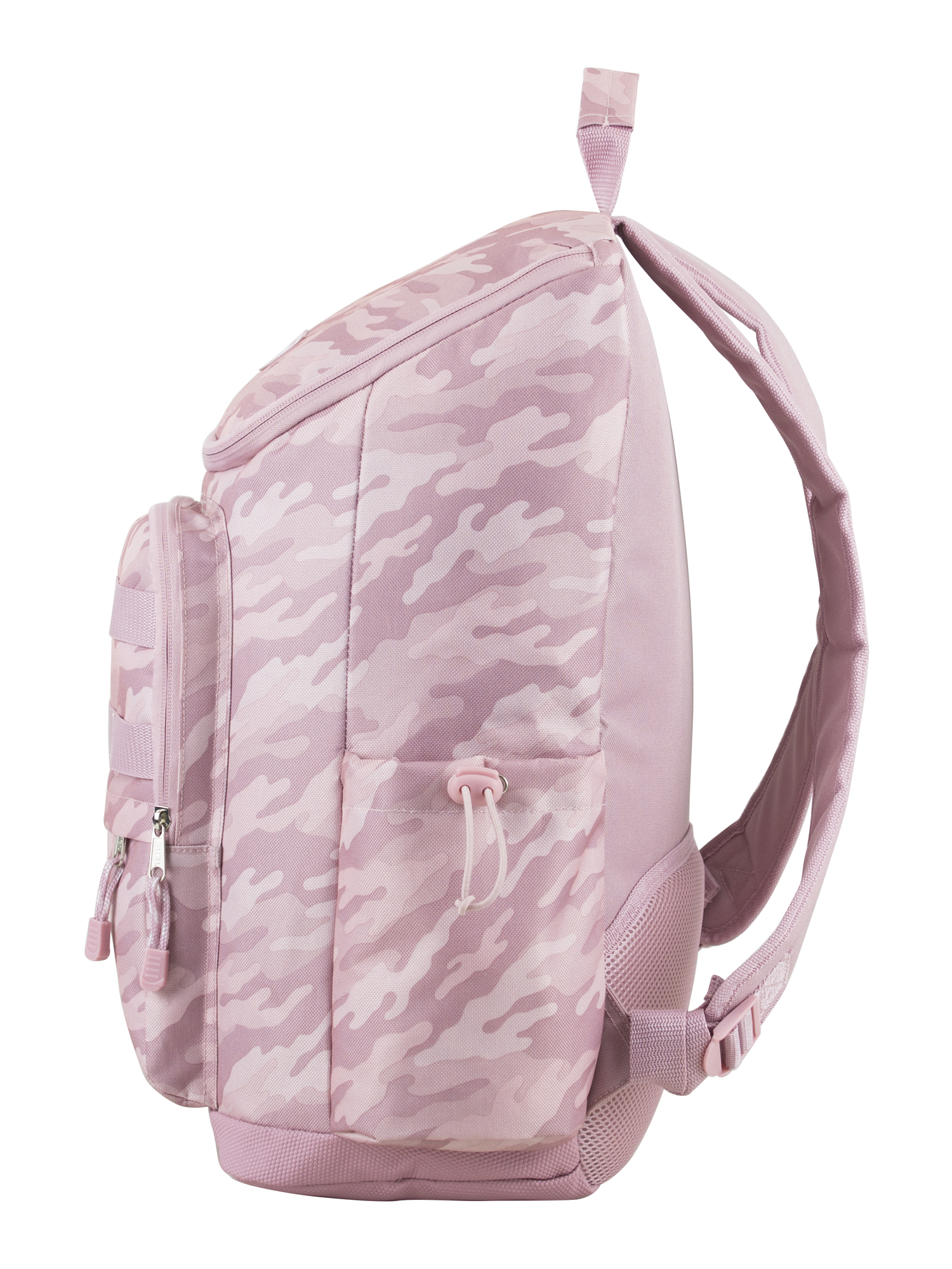 Fuel Unisex Outdoor Cargo Top Loading Backpack, Pink Camouflage