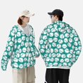 thumbnail image 4 of Balery Green Baseball Sudadera ligera de manga larga con capucha y protección solar UPF 50+ para hombre y mujer, ideal para pesca y running-XX-Large, 4 of 7