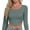 04-Dark Gray, variant on PINKSIR Women's Knitted Solid Crop Top with Square Neck and Fitted Asymmetrical Hem Light Gray L